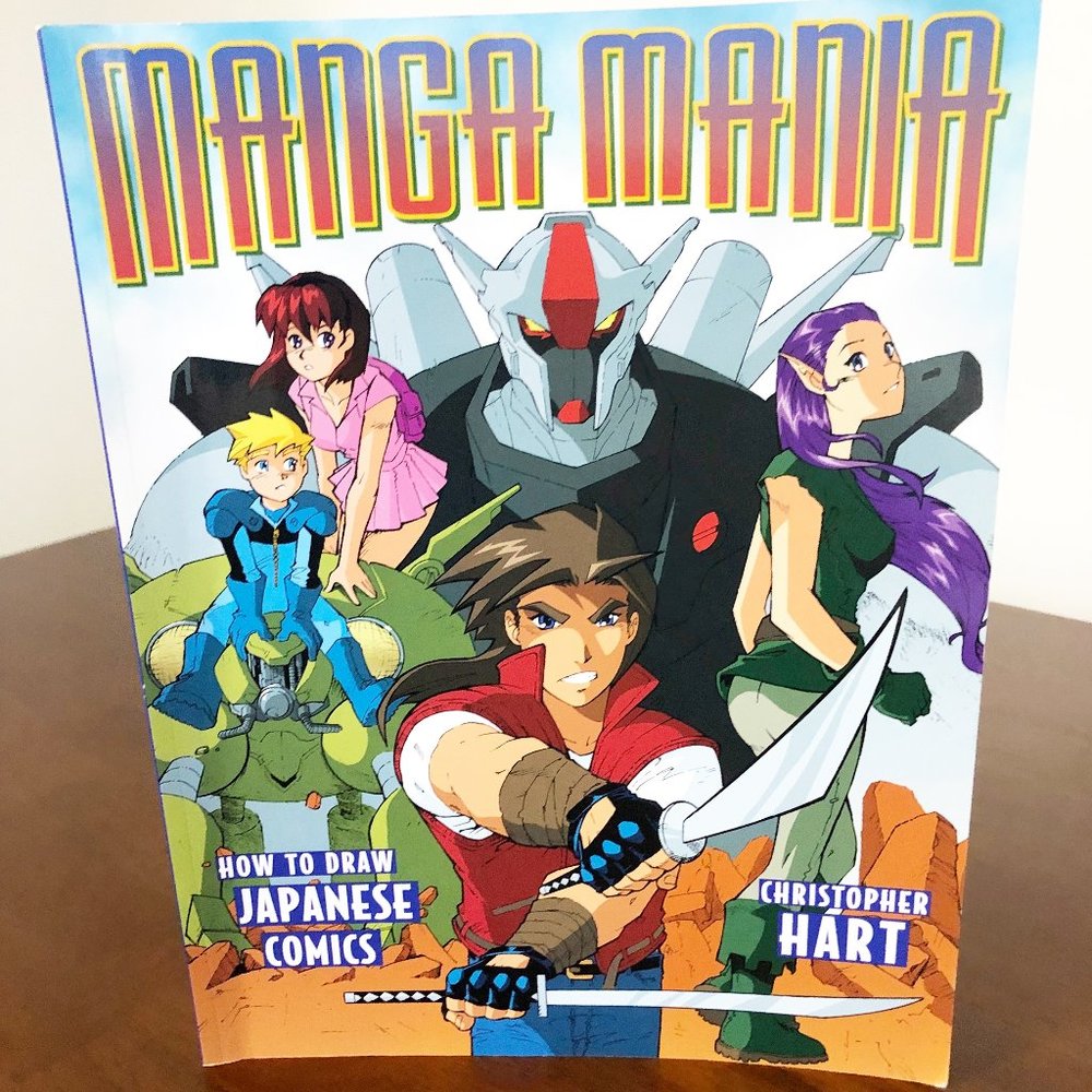 Manga Mania How To Draw Japanese Comics Vintage Pre-Owned Paperback Book.
